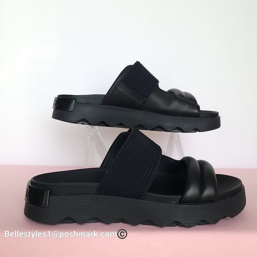 SOREL Viibe Fabric & Leather Platform Two-Straps Slip-On Slide- Women’s Size 9.⭐ - Picture 11 of 16